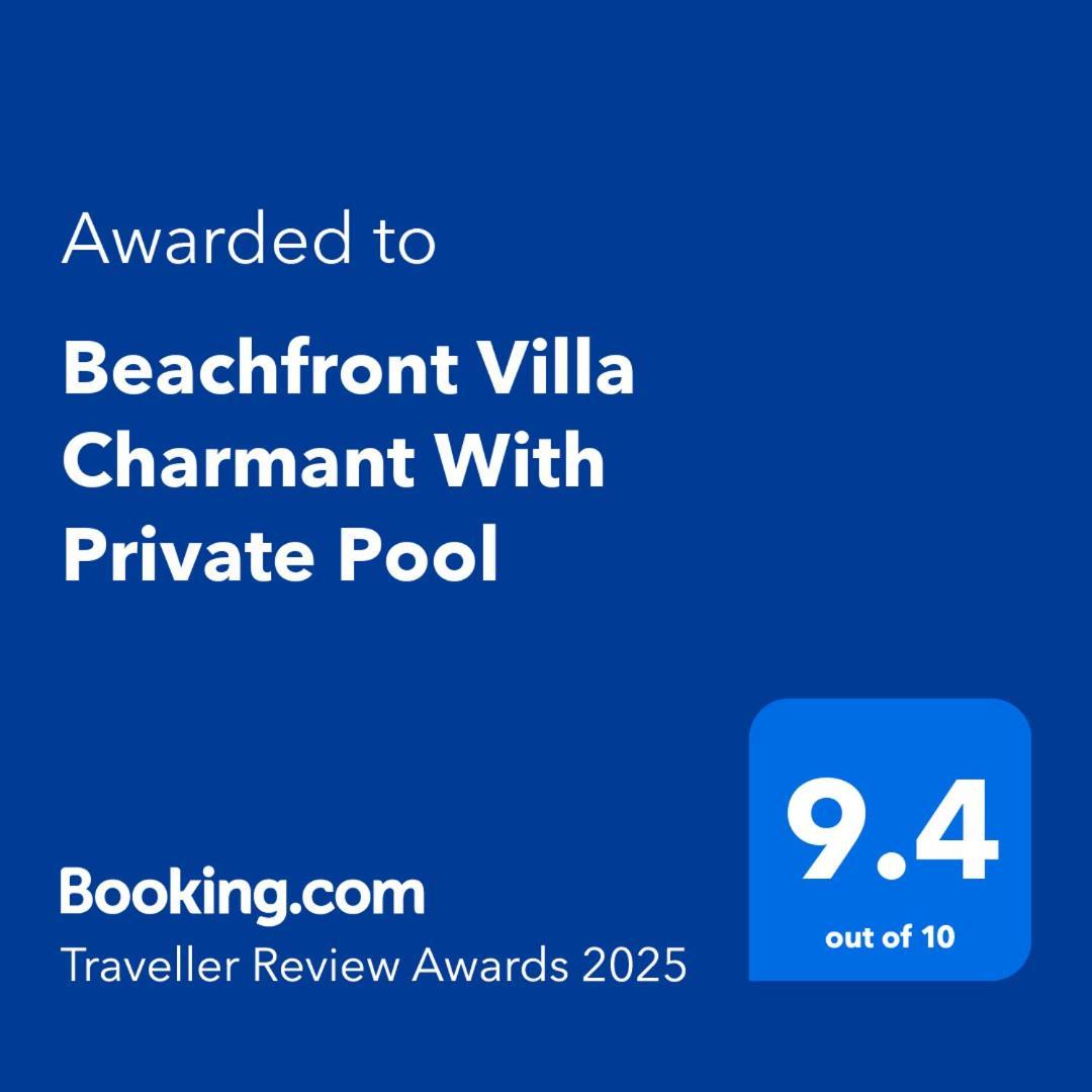 Beachfront Villa Charmant With Private Pool 苏梅岛 外观 照片